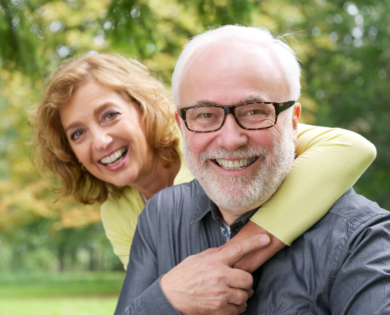 Smiling couple